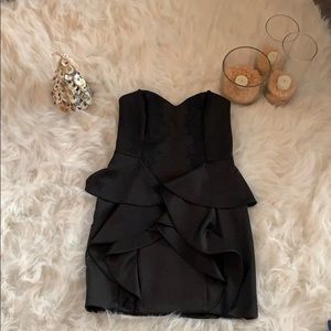 Strapless BCBG dress